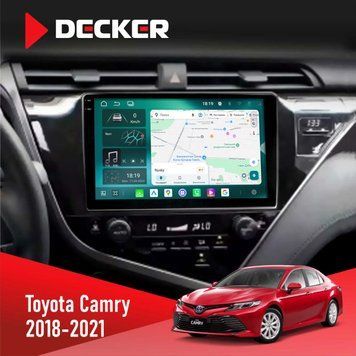 Штатна магнітола Toyota Camry 2018-2021 Decker D10-004 6x128, DSP, 360, 2k НФ-00009045 фото