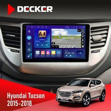 Штатна магнітола Hyundai Tucson 3 2015-2018 Decker D9-005 4x64, DSP, 360, 4G, 2k НФ-00008222 фото
