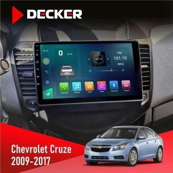 Штатна магнітола Chevrolet Cruze 2009-2018 Decker D9-003 6x128, DSP, 4G, 2k НФ-00004635 фото