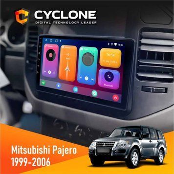 Штатна магнітола Mitsubishi Pajero 1999-2006 Cyclone C9 CPL 2x32 НФ-00002631 фото