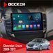 Штатна магнітола Chevrolet Cruze 2009-2018 Decker D9-003 6x128, DSP, 4G, 2k НФ-00004635 фото 1