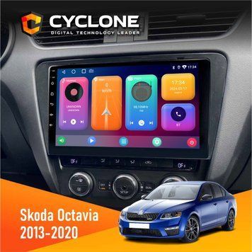 Штатна магнітола Skoda Octavia A7 2013-2020 Cyclone C10-001 2x32 НФ-00004477 фото