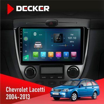 Штатна магнітола Chevrolet Lacetti 2004-2013 Climate Decker D9-003 6x128, DSP, 4G, 2k НФ-00004634 фото