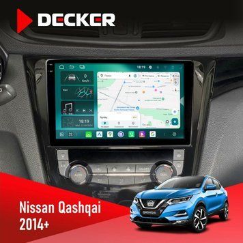 Штатна магнітола Nissan Qashqai, X-Trail 2014+ Decker D10-004 6x128, DSP, 360, 2k НФ-00007376 фото