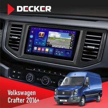 Штатна магнітола Volkswagen Crafter 2016+ Decker D10-005 4x64, DSP, 360, 4G, 2k НФ-00009127 фото
