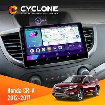 Штатна магнітола Honda CR-V 2012-2017 Cyclone C10-002 2x32, 4G, 2k НФ-00004272 фото