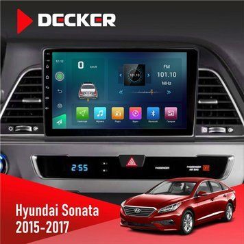 Штатна магнітола Hyundai Sonata 2015-2017 CAN Decker D9-003 6x128, DSP, 4G, 2k НФ-00004694 фото