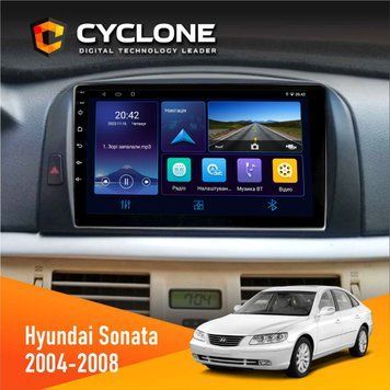 Штатна магнітола Hyundai Sonata (NF) 2004-2008 Cyclone C9-006 4x64, DSP, DVR НФ-00002317 фото