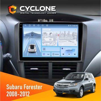 Штатна магнітола Subaru Forester 2008-2012 Cyclone C9-009 4x64, DSP, 4G, 2k НФ-00008025 фото