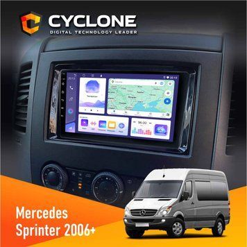 Штатна магнітола Mercedes-Benz Sprinter (W906) 2006+ Cyclone C9-008 4x64, DSP НФ-00007671 фото