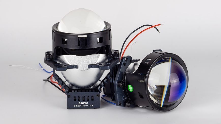 BiLED лінзи автомобільні DriveX BiLED Triada DLX 100/110W 3xLED 5500K DX-23770 фото