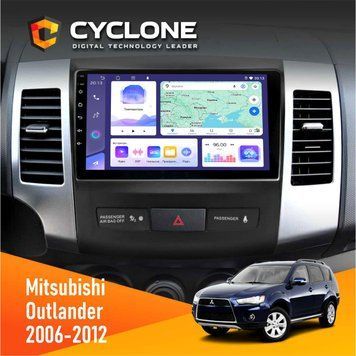 Штатна магнітола Mitsubishi Outlander XL 2006-2012 Cyclone C9-008 4x64, DSP НФ-00007075 фото