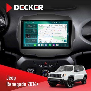 Штатна магнітола Jeep Renegate 2014+ Decker D9-004 6x128, DSP 360, 2k НФ-00008839 фото