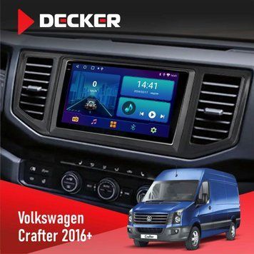 Штатна магнітола Volkswagen Crafter 2016+ Decker D10-002 6x128, DSP, 360, 2k НФ-00009125 фото