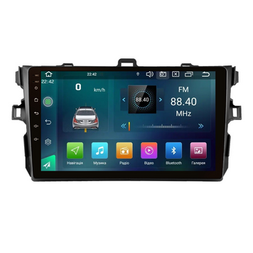 Штатна магнітола Cyclone C9 CPL GSM. 2+32GB. CARPLAY. 4G Toyota Corolla 2006-2013 AR-816280 фото