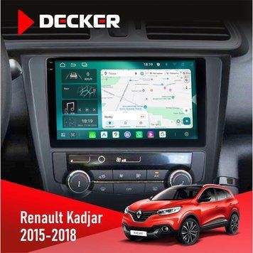Штатна магнітола Renault Kadjar 2015-2018 Decker D9-004 6x128, DSP 360, 2k НФ-00007407 фото