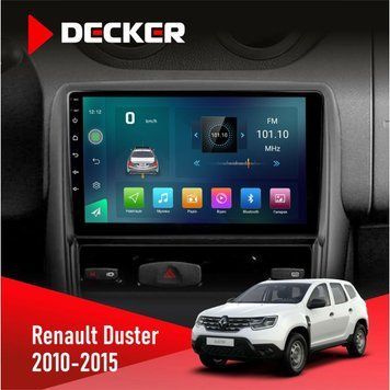 Штатна магнітола Renault Duster 2010-2015 Decker D9-003 6x128, DSP, 4G, 2k НФ-00004776 фото