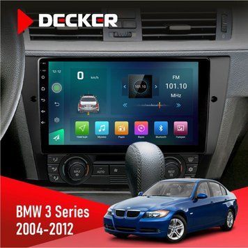 Штатна магнітола BMW 3 Series (E90, E91, E92, E93) 2004-2012 Decker D9-003 6x128, DSP, 4G, 2k НФ-00004631 фото