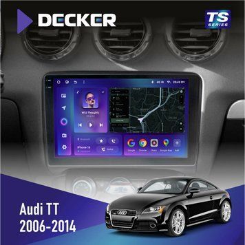 Штатна магнітола Audi TT 2006-2014 Decker TS9-003 4x64, DSP 4G, 2k НФ-00005435 фото
