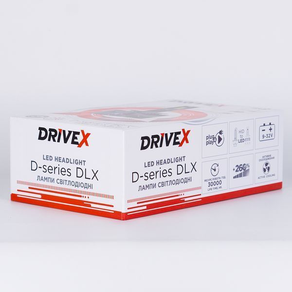 Світлодіодні лампи DriveX D1 DLX NEW series 50W 6000K CAN під штатний блок DX-1097 фото