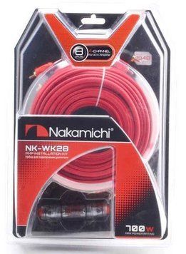 Комплект для подключения усилителя Nakamichi NK-WK28 8GA AR-42272 фото