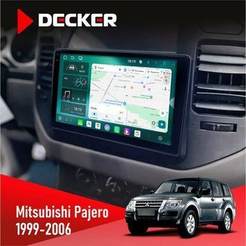 Штатна магнітола Mitsubishi Pajero 1999-2006 Decker D9-004 6x128, DSP 360, 2k НФ-00007366 фото