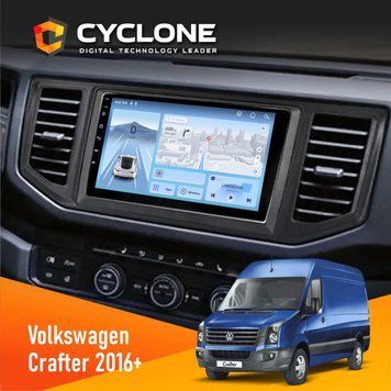 Штатна магнітола Volkswagen Crafter 2016+ Cyclone C10-012 4x64 DSP 4G НФ-00009124 фото