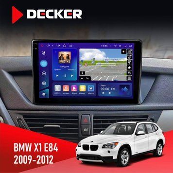 Штатна магнітола BMW X1 E84 2009-2012 Decker D10-005 4x64, DSP, 360, 4G, 2k НФ-00008157 фото
