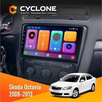 Штатна магнітола Skoda Octavia A5 2008-2013 Black Cyclone C10-001 2x32 НФ-00004471 фото