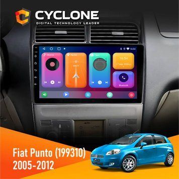Штатна магнітола Fiat Punto, Linea 2005-2014 Cyclone C9 CPL 2x32 НФ-00008686 фото