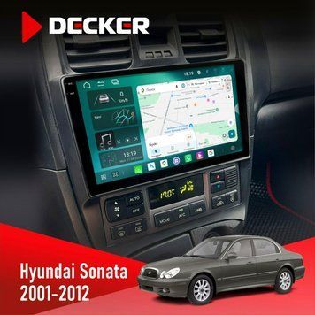 Штатна магнітола Hyundai Sonata (EF) 2001-2012 Decker D9-004 6x128, DSP 360, 2k НФ-00007278 фото