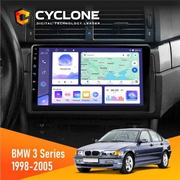 Штатна магнітола BMW 3 Series (E46) 1998-2005 Cyclone C9-008 4x64, DSP НФ-00002039 фото