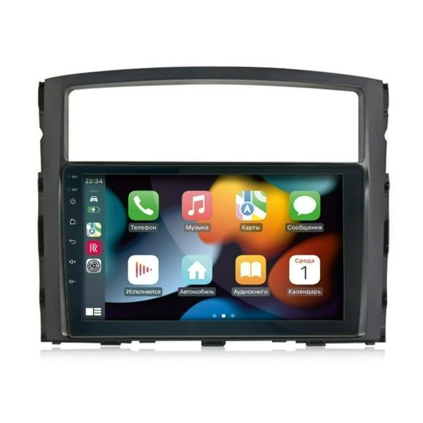 Штатна магнітола Mitsubishi Pajero 2007-2021 AMP Rockford Decker D9-005 4x64, DSP, 360, 4G, 2k НФ-00008324 фото