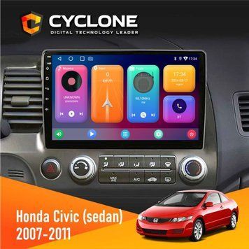 Штатна магнітола Honda Civic 2007-2011 Cyclone C10-001 2x32 НФ-00004265 фото