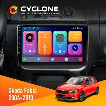 Штатна магнітола Skoda Fabia 2004-2010 Cyclone C10-001 2x32 НФ-00004468 фото