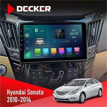 Штатна магнітола Hyundai Sonata (YF) 2010-2014 CAN Decker D9-003 6x128, DSP, 4G, 2k НФ-00004690 фото