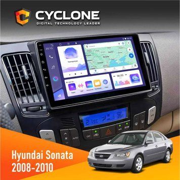 Штатна магнітола Hyundai Sonata 2008-2010 Climate Cyclone C9-008 4x64, DSP НФ-00007026 фото