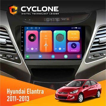 Штатна магнітола Hyundai Elantra 2011-2013 Cyclone C9 CPL 2x32 НФ-00002224 фото