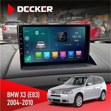 Штатна магнітола BMW X3 (E83) 2004-2010 Decker D9-003 6x128, DSP, 4G, 2k НФ-00004628 фото