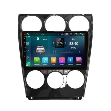 Штатна магнітола Cyclone C9 CPL GSM. 2+32GB. CARPLAY. 4G Mazda 6 2002-2007 AR-812780 фото