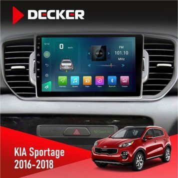 Штатна магнітола Kia Sportage 4 QL 2016-2018 CAN Decker D9-003 6x128, DSP, 4G, 2k НФ-00004715 фото