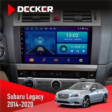 Штатна магнітола Subaru Legacy 2014-2020 Decker D9-001 4x64, DSP НФ-00003847 фото