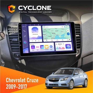 Штатна магнітола Chevrolet Cruze 2009-2018 Cyclone C9-008 4x64, DSP НФ-00006945 фото