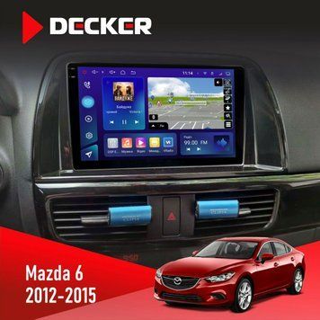 Штатна магнітола Mazda 6 2012-2015 Decker D9-005 4x64, DSP, 360, 4G, 2k НФ-00008294 фото