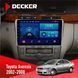 Штатна магнітола Toyota Avensis 2002-2008 Decker D9-002 6x128, DSP, 360 НФ-00003868 фото 1