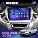 Штатна магнітола Hyundai Santa Fe 2012-2018 CAN Decker TS TS9-003 4x64, DSP 4G, 2k НФ-00005775 фото 1