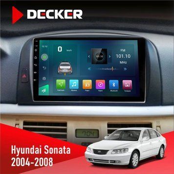 Штатна магнітола Hyundai Sonata (NF) 2004-2008 Decker D9-003 6x128, DSP, 4G, 2k НФ-00004688 фото