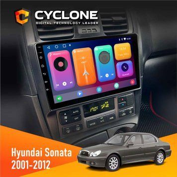 Штатна магнітола Hyundai Sonata (EF) 2001-2012 Cyclone C9 CPL 2x32 НФ-00002309 фото