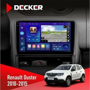 Штатна магнітола Renault Duster 2010-2015 Decker D9-005 4x64, DSP, 360, 4G, 2k НФ-00008385 фото