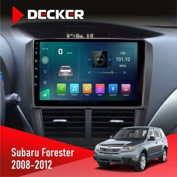 Штатна магнітола Subaru Forester 2008-2012 Decker D9-003 6x128, DSP, 4G, 2k НФ-00004800 фото